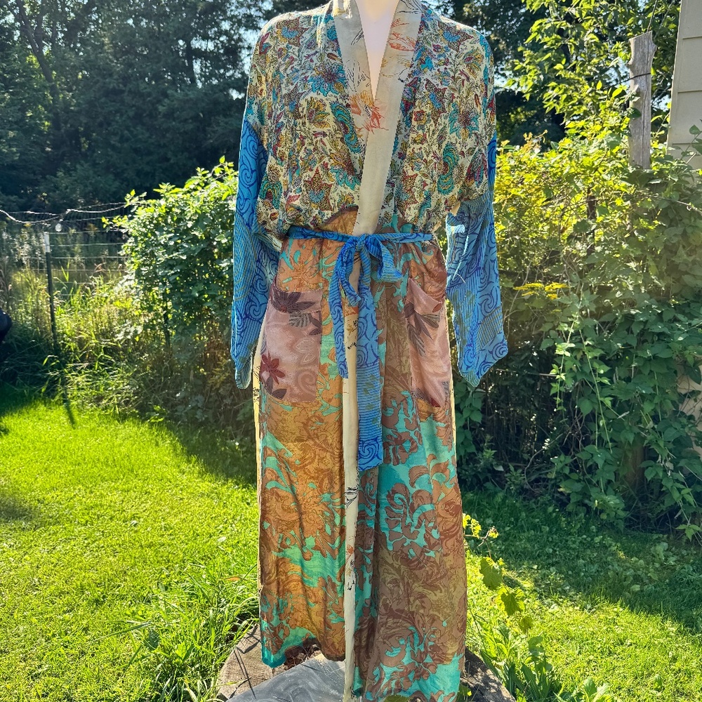 Indian Silk Duster/Robe